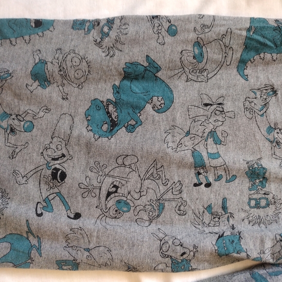 Vintage Nickelodeon 90s Cartoon Characters Pajama Pants Adult Size XL - Picture 5 of 7
